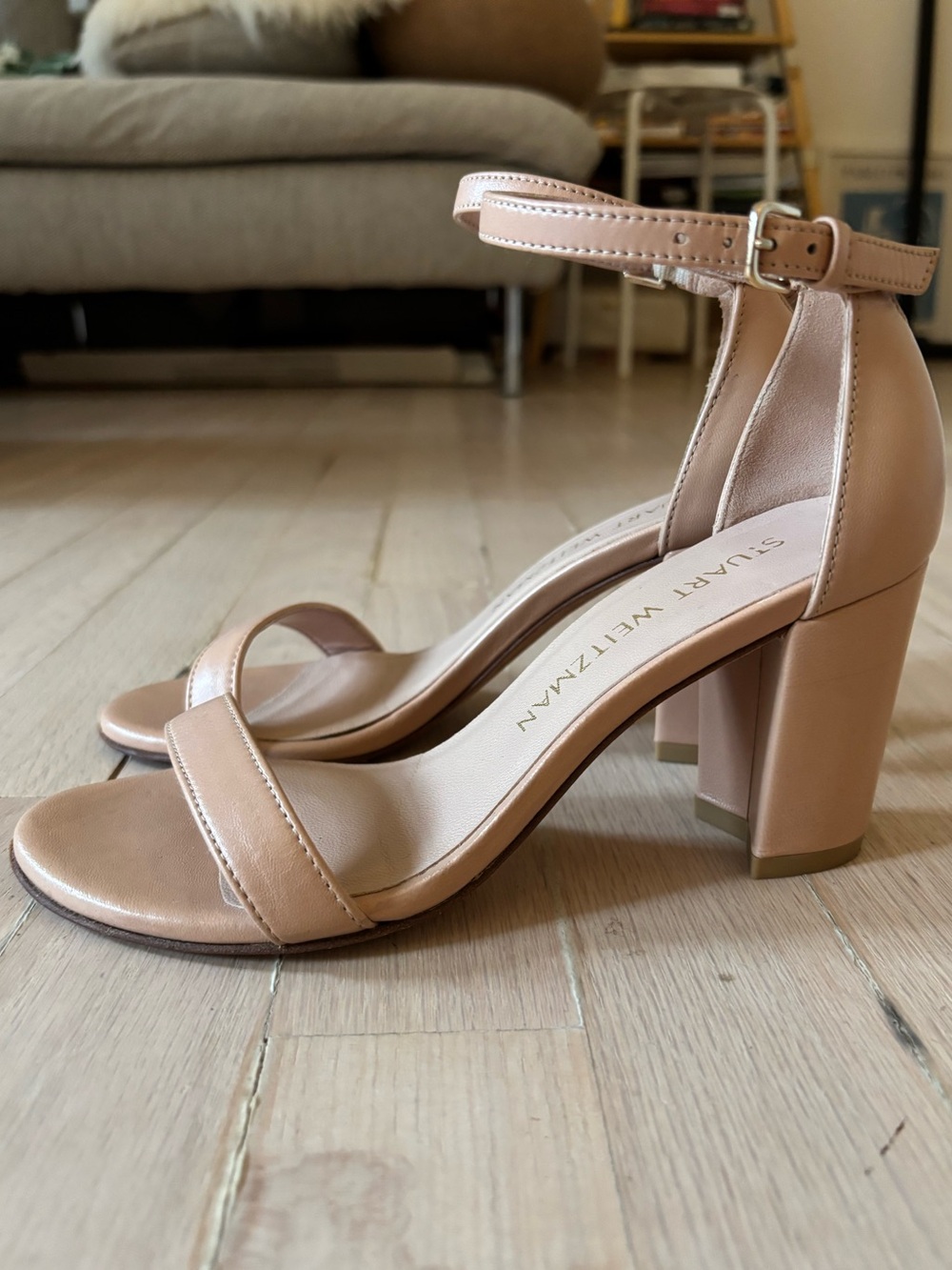 Stuart Weitzman block heel sandal